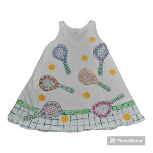 Vintage Campers Handpainted Clothing Women's Tennis Top Size Small Oversize